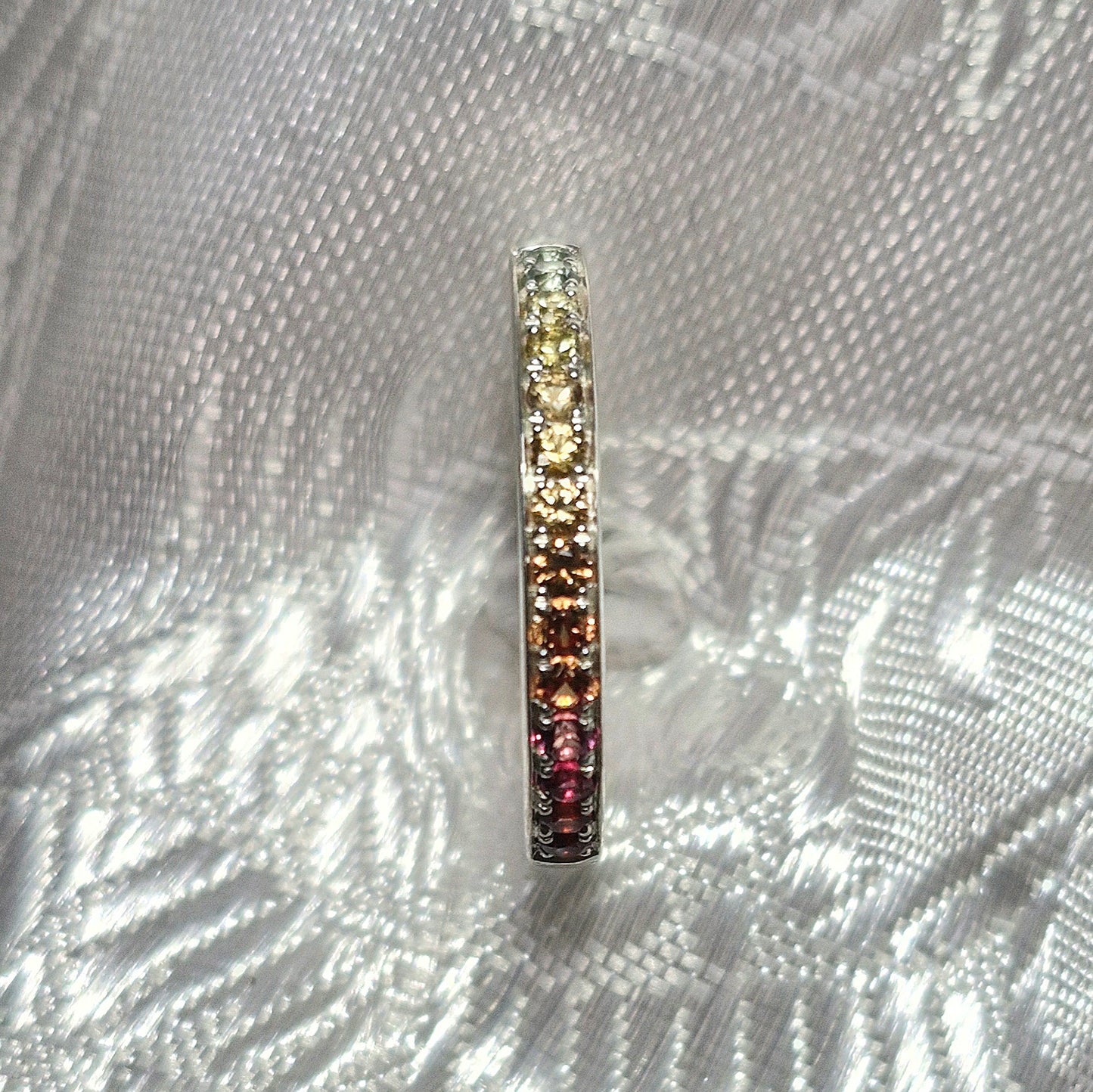 Alliance Ring mit Saphir Multicolor Silber 925