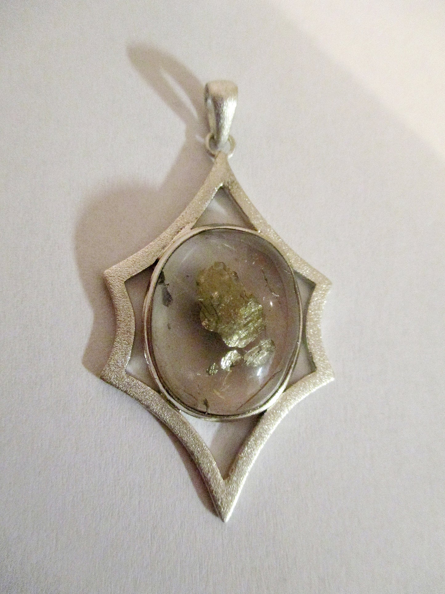 Pendentif marcassite quartz