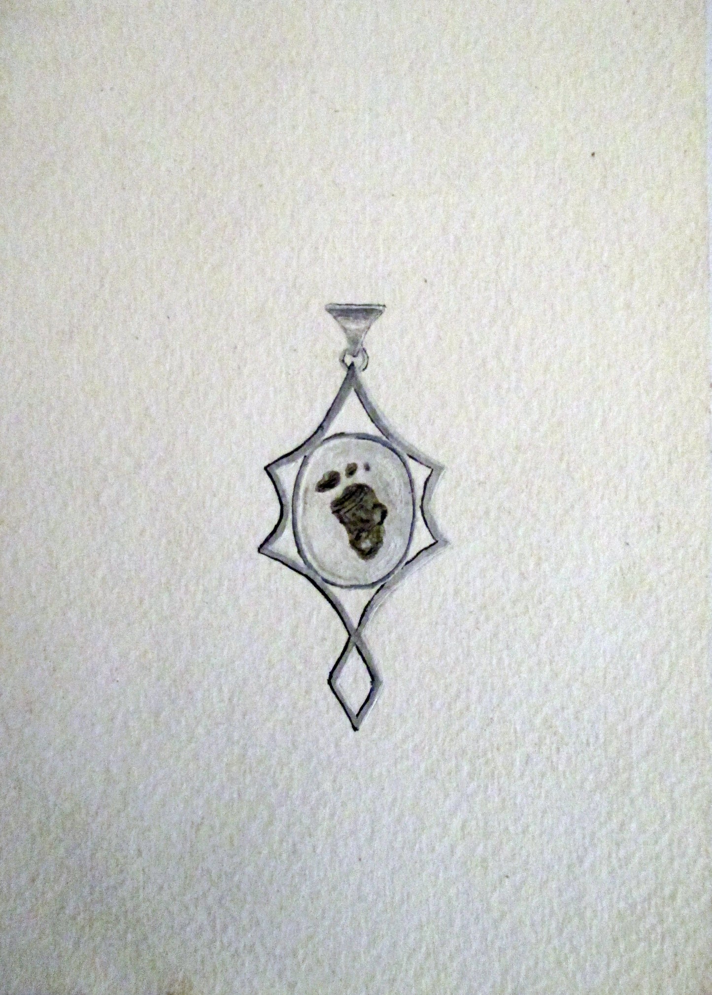 Pendentif marcassite quartz