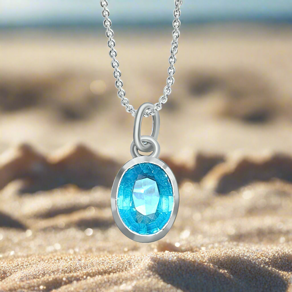 Pendentif apatite 1,77ct.