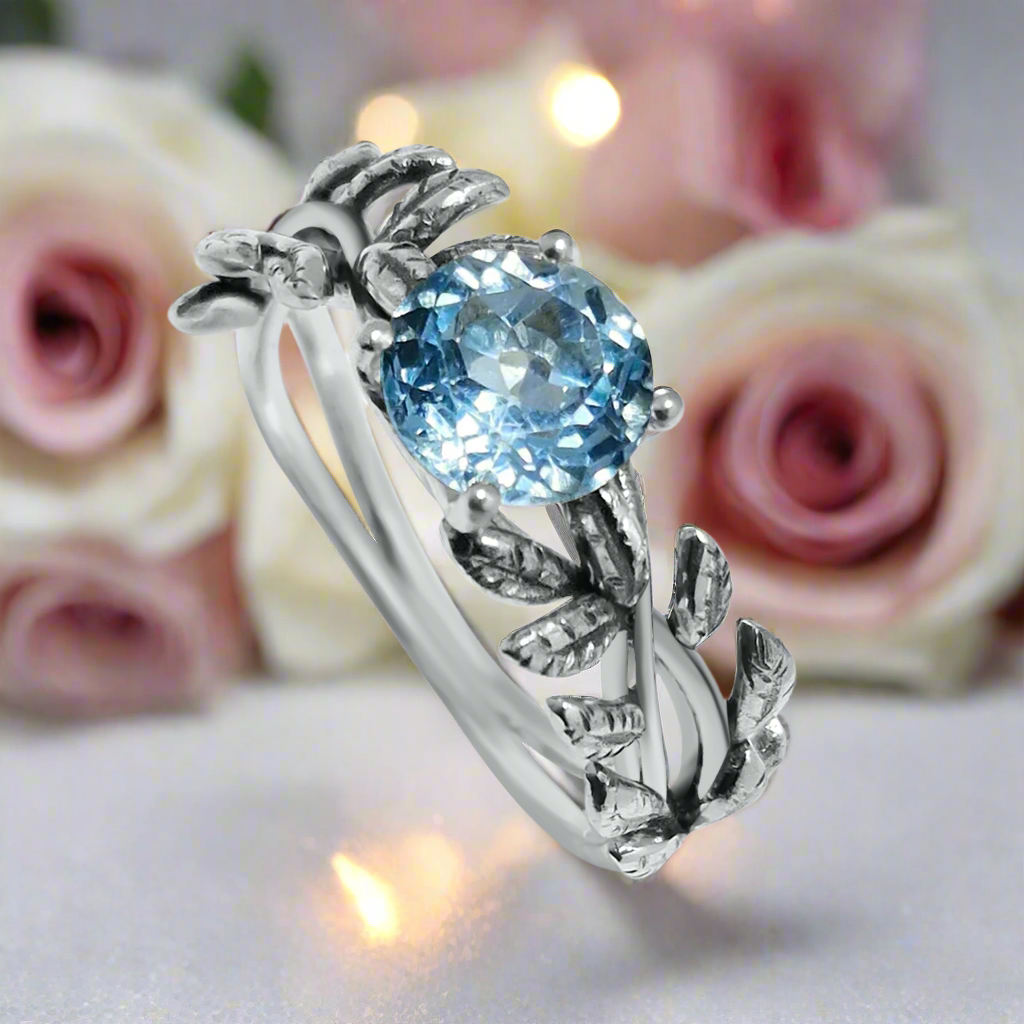 Topas Ring floral
