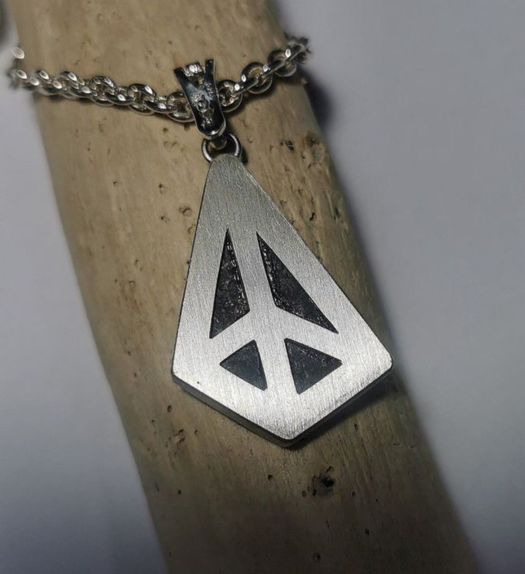 Pendentif ammolite en argent