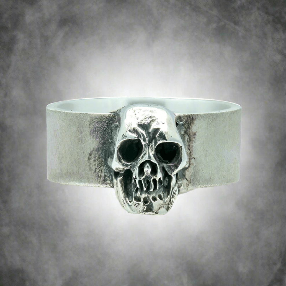 Skull Ring Silber 925 massiv – Handgefertigt - Jewelry & Gems - Fisher Design