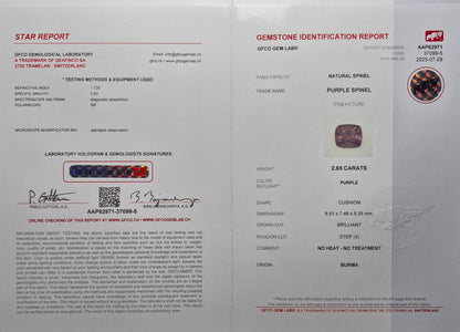Spinel 2.65ct.