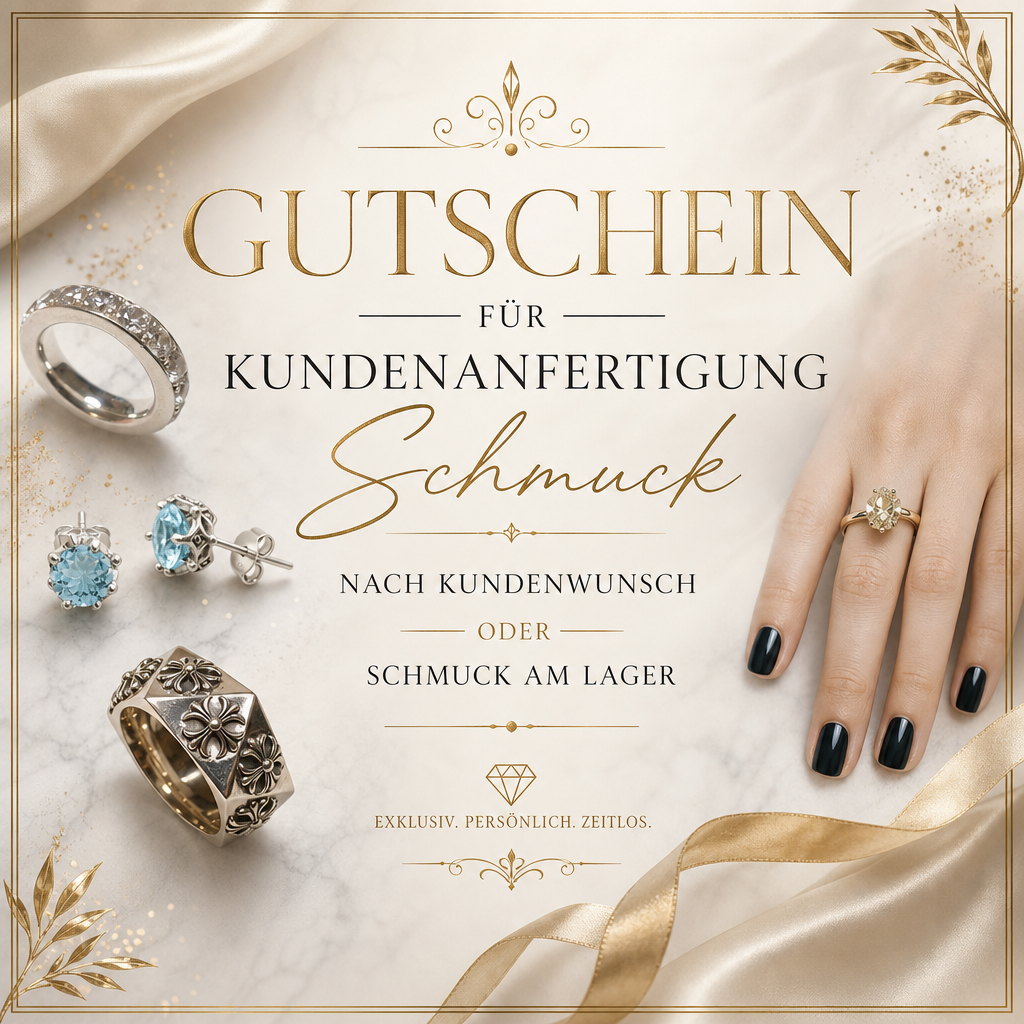Geschenkgutschein Schmuck | Gutschein für Unikate & Anfertigungen