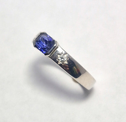 Saphir-Ring Royal Blue 1.04ct | Silber 925 rhodiniert | Zertifikat