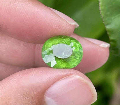 Paraiba Turmalin 8.30 ct – Vivid Green Oval mit JGTL-Zertifikat