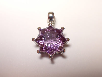 Amethyst Anhänger Silber 925 rhodiniert – 7.92 ct, zertifiziert