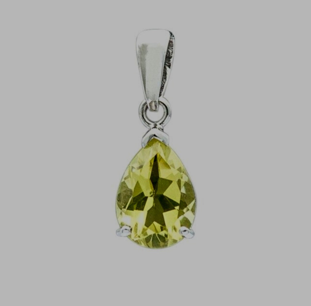 Pendentif Quartz Citron