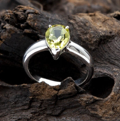 Bague Quartz Citron