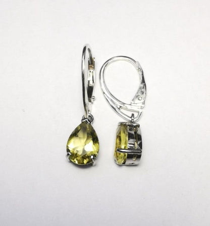 Lemon Quartz Earrings