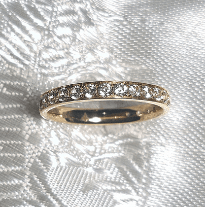 Alliance mit natürlichen Zirkon Edelsteinen, Gelbgold 18K. - Jewelry & Gems - Fisher Design
