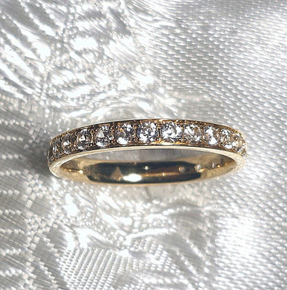 Alliance mit natürlichen Zirkon Edelsteinen, Gelbgold 18K. - Jewelry & Gems - Fisher Design