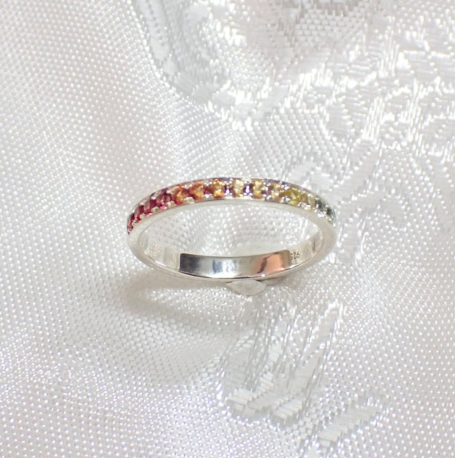 Alliance Ring mit Saphir Multicolor Silber 925 - Jewelry & Gems - Fisher Design