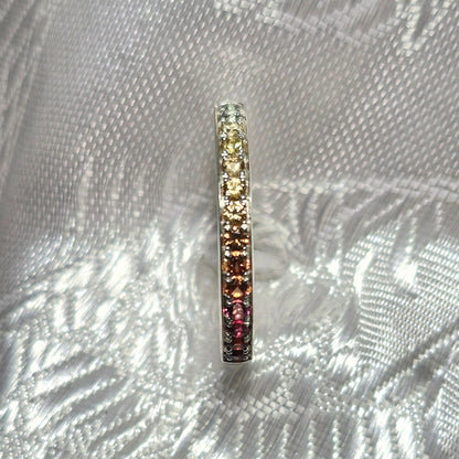 Alliance Ring mit Saphir Multicolor Silber 925 - Jewelry & Gems - Fisher Design