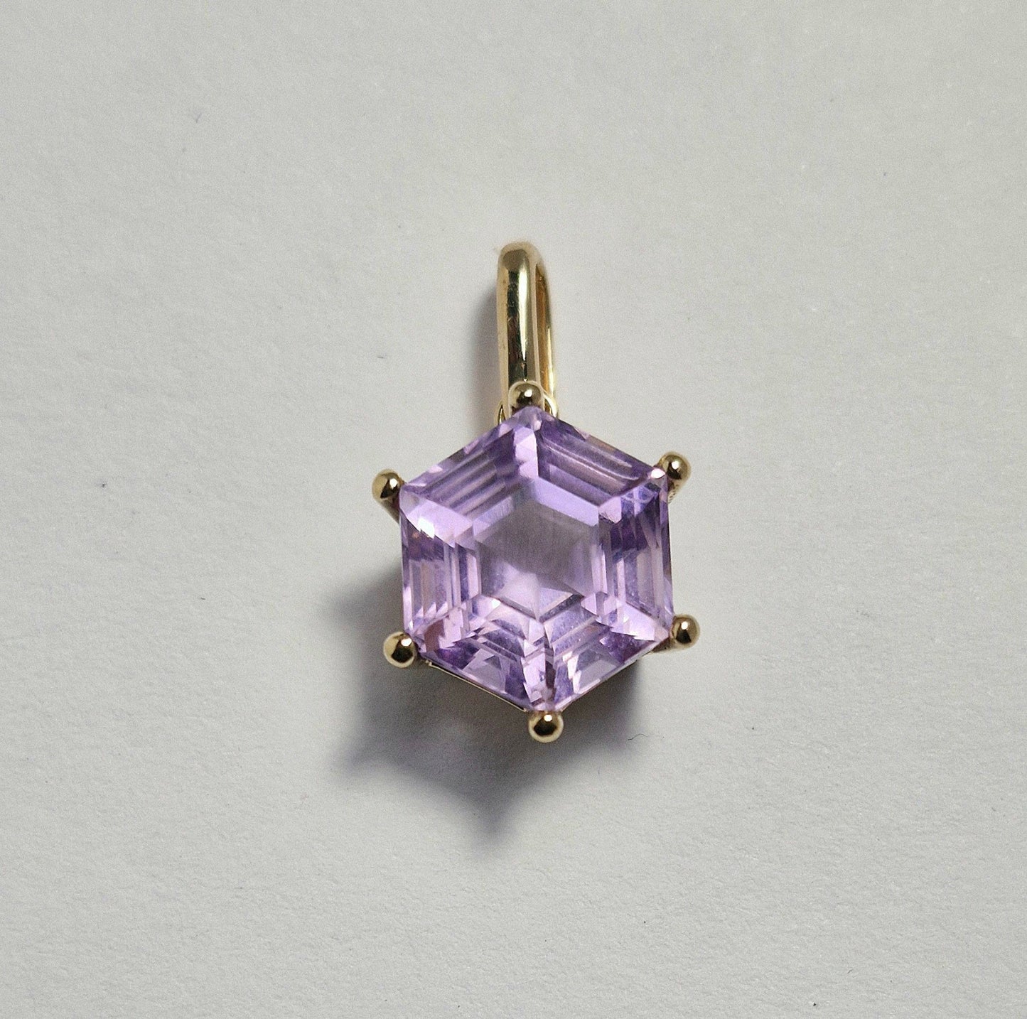 Amethyst Anhänger in Gelbgold 750 - Jewelry & Gems - Fisher Design