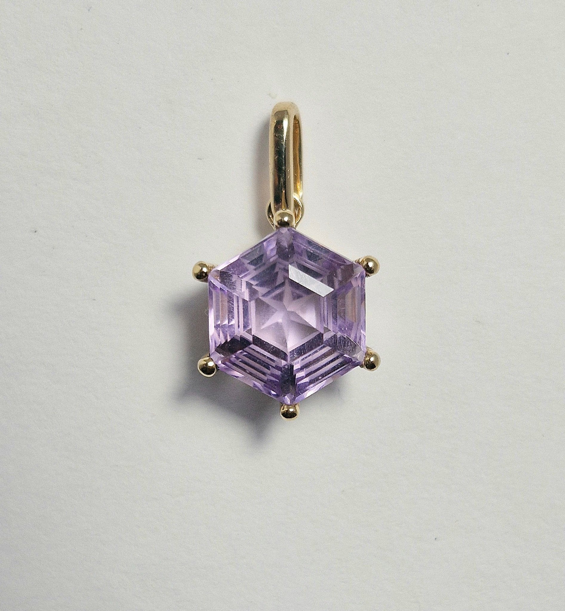 Amethyst Anhänger in Gelbgold 750 - Jewelry & Gems - Fisher Design