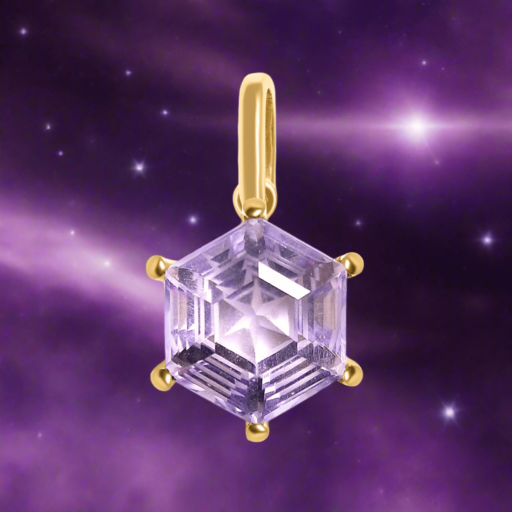 Amethyst Anhänger in Gelbgold 750 - Jewelry & Gems - Fisher Design