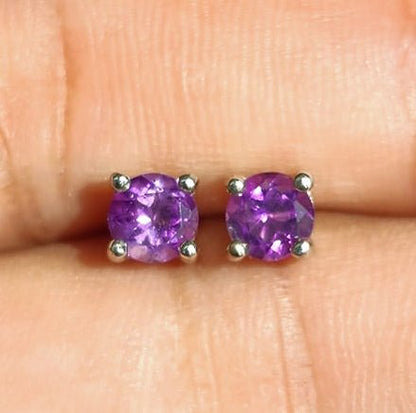 Amethyst Ohrstecker 5mm. - Jewelry & Gems - Fisher Design