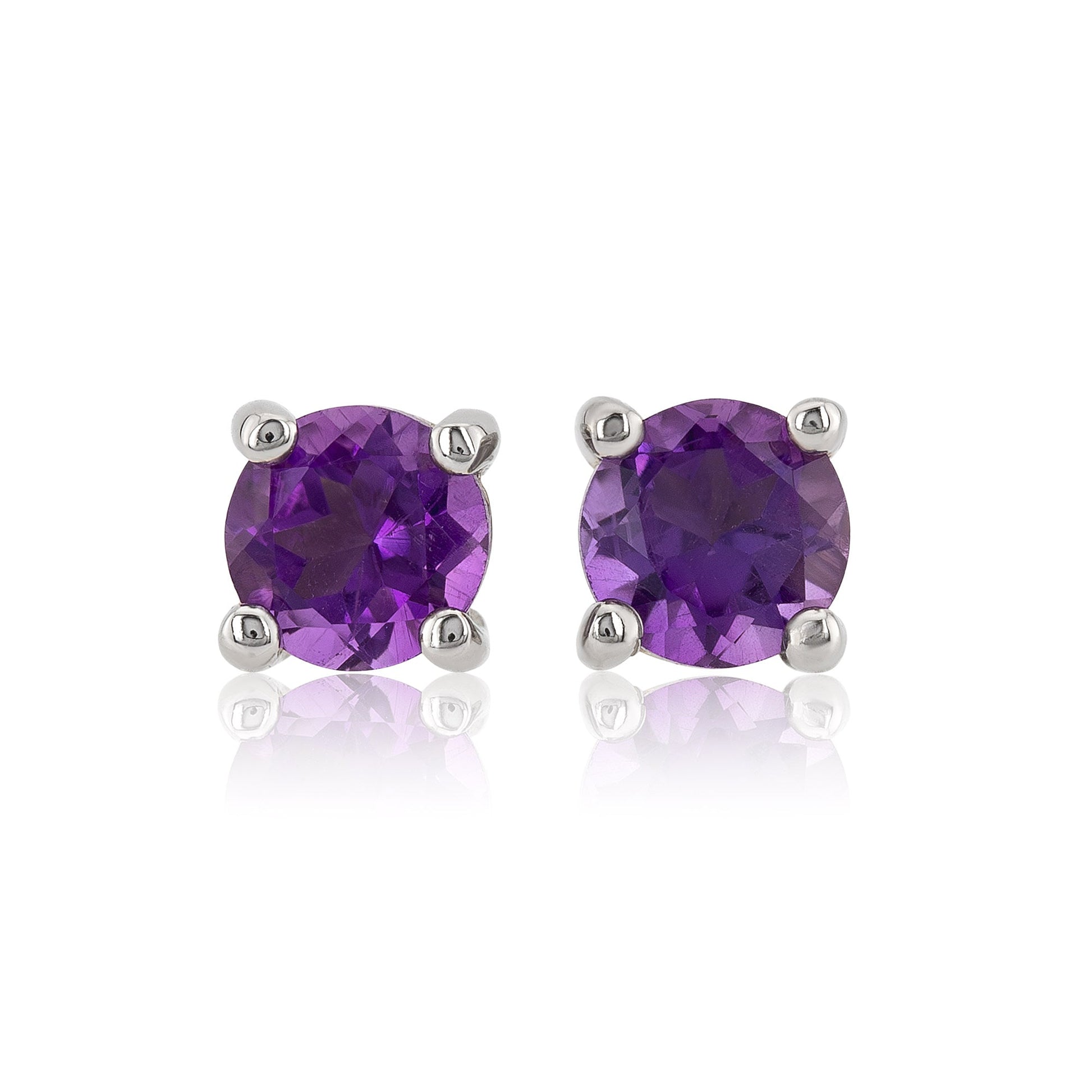 Amethyst Ohrstecker 5mm. - Jewelry & Gems - Fisher Design