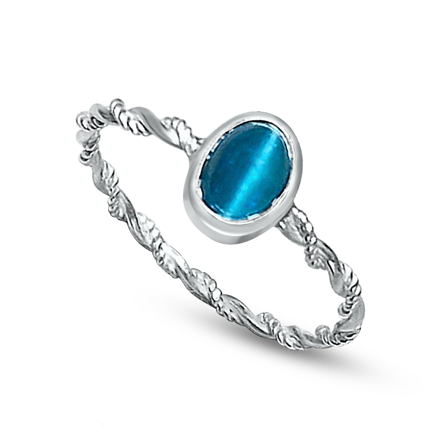 Apatite Cat's Eye Ring