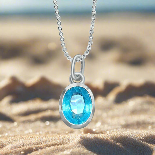 Apatit Anhänger 1.77ct.