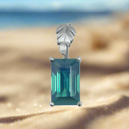 Turmalin Anhänger 3.49ct. mit Zertifikat
