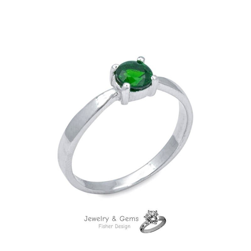 Chromdiopside Ring - Jewelry & Gems - Fisher Design