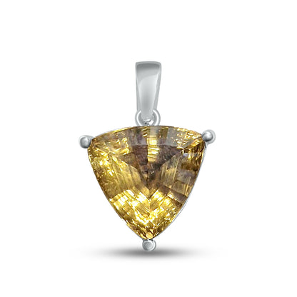 Pendentif Citrine "Fleur de Vie"