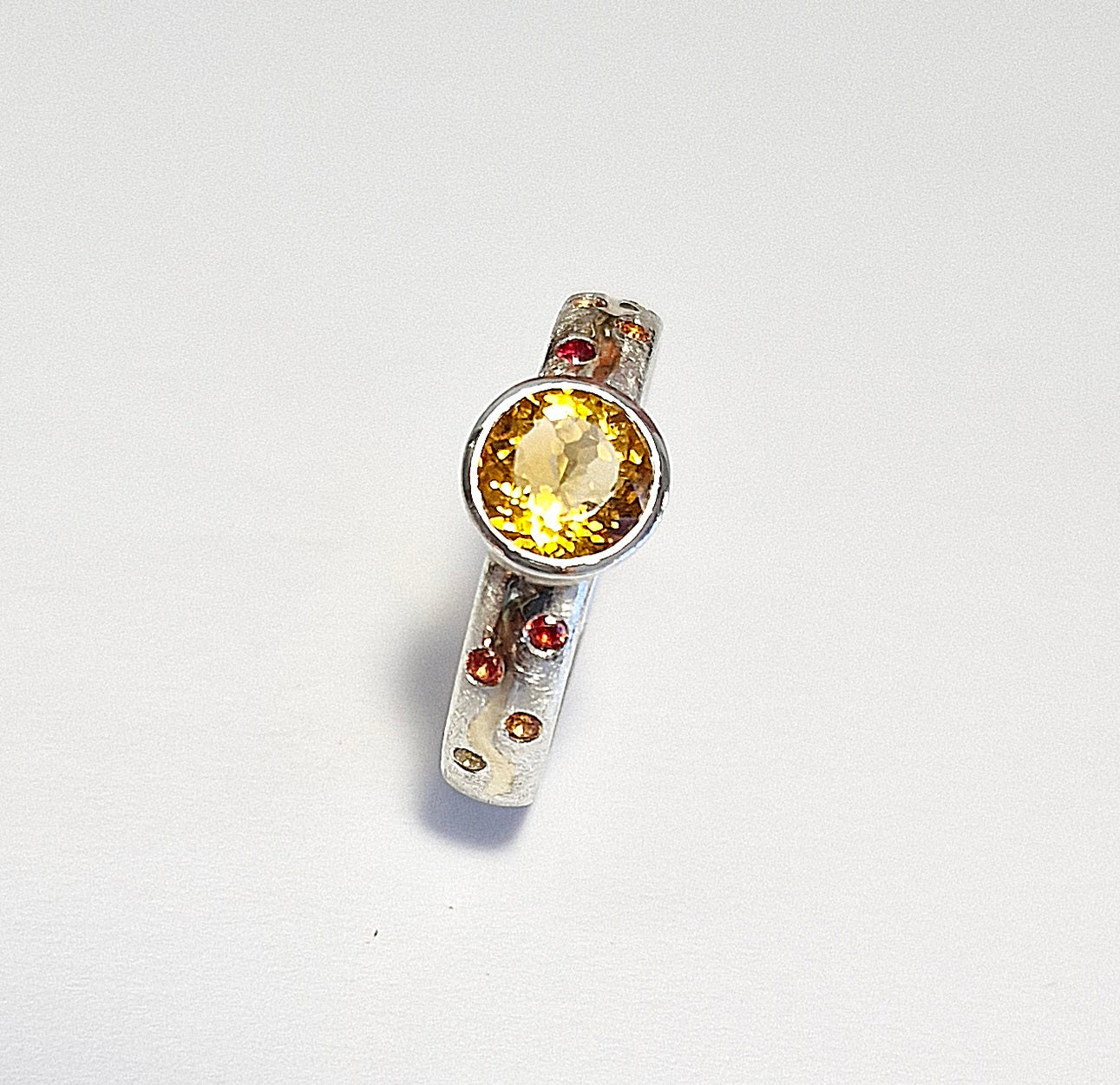 Citrin Ring mit Saphire - Jewelry & Gems - Fisher Design