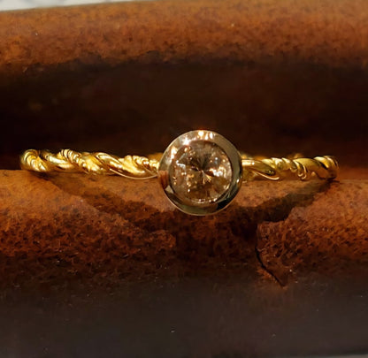 Diamantring (0.175ct.) in Gold 750 - Jewelry & Gems - Fisher Design
