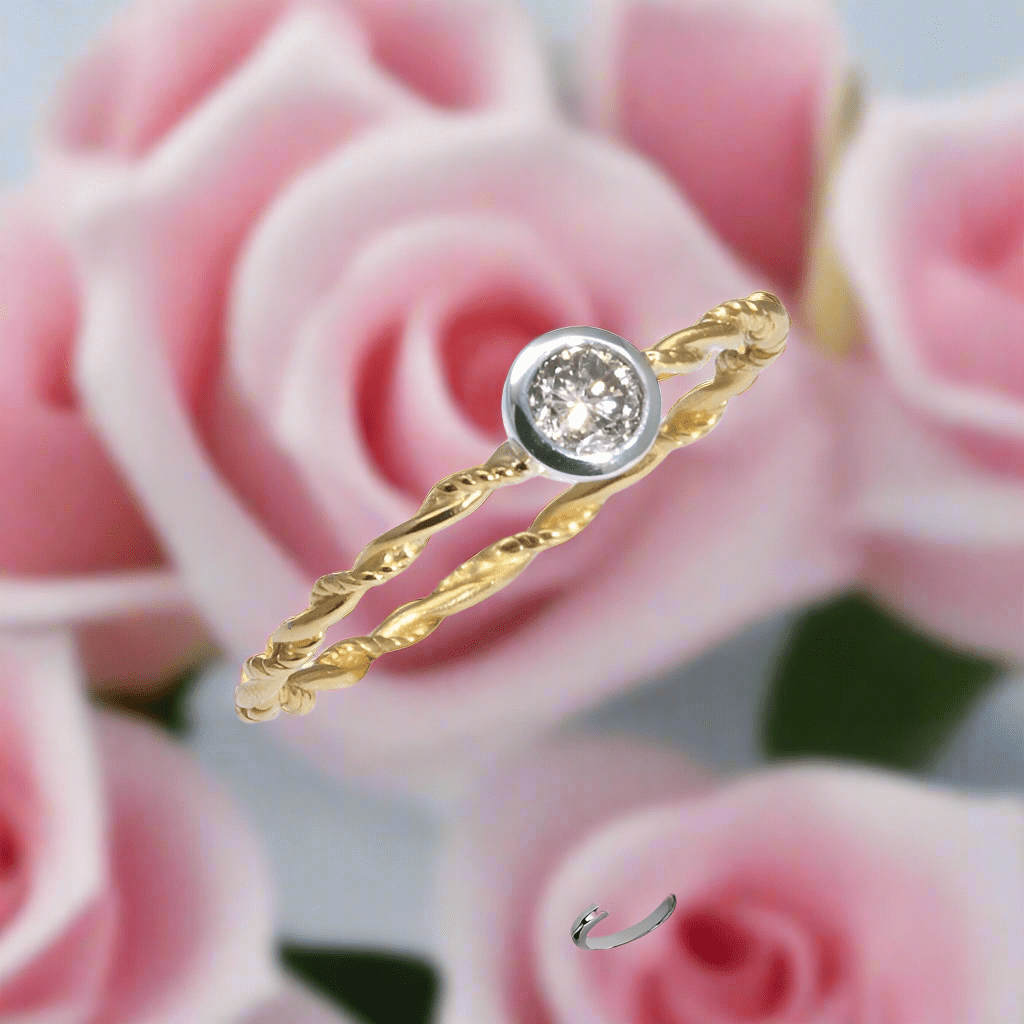 Diamantring (0.175ct.) in Gold 750 - Jewelry & Gems - Fisher Design