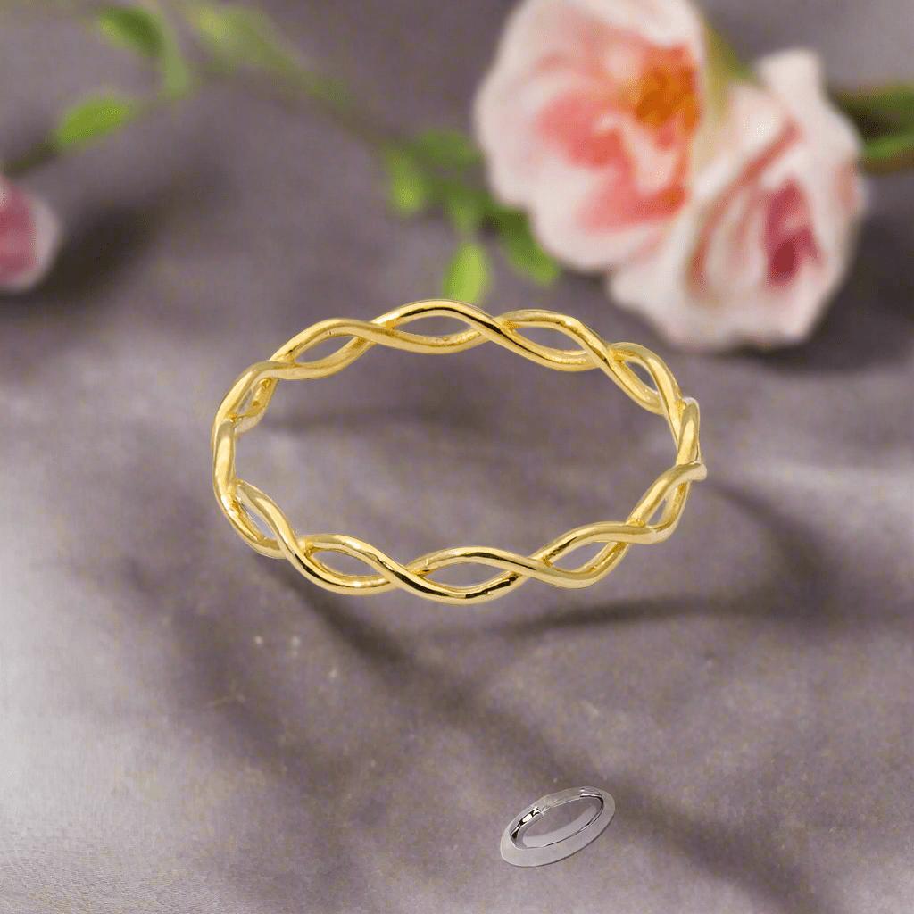 Gold Ring Twist (750) - Jewelry & Gems - Fisher Design