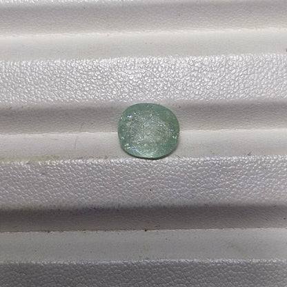 Paraiba Turmalin 3.00ct oval, grünlich-blau, JGTL Zertifikat