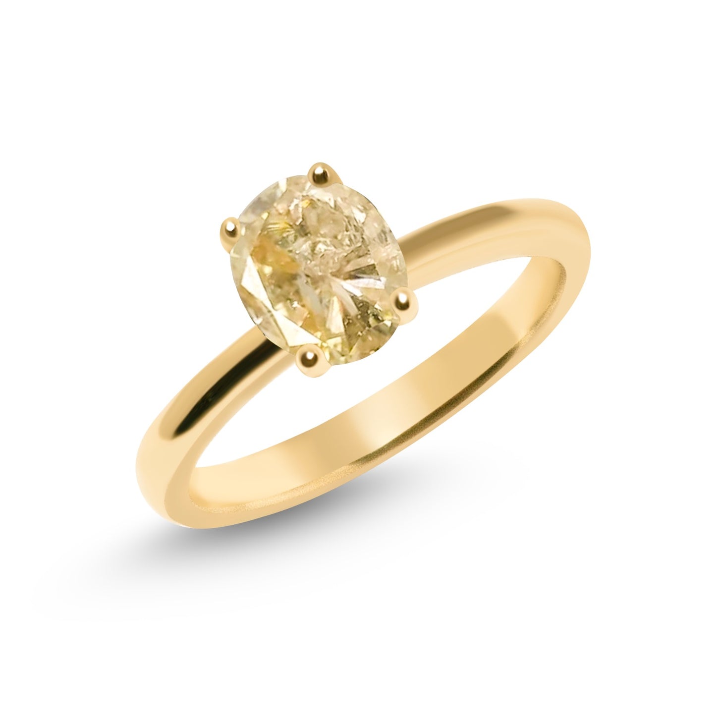 Diamant Ring 1.06ct GG 750 (18K) – Unikat | Zertifiziert | Einzigartig