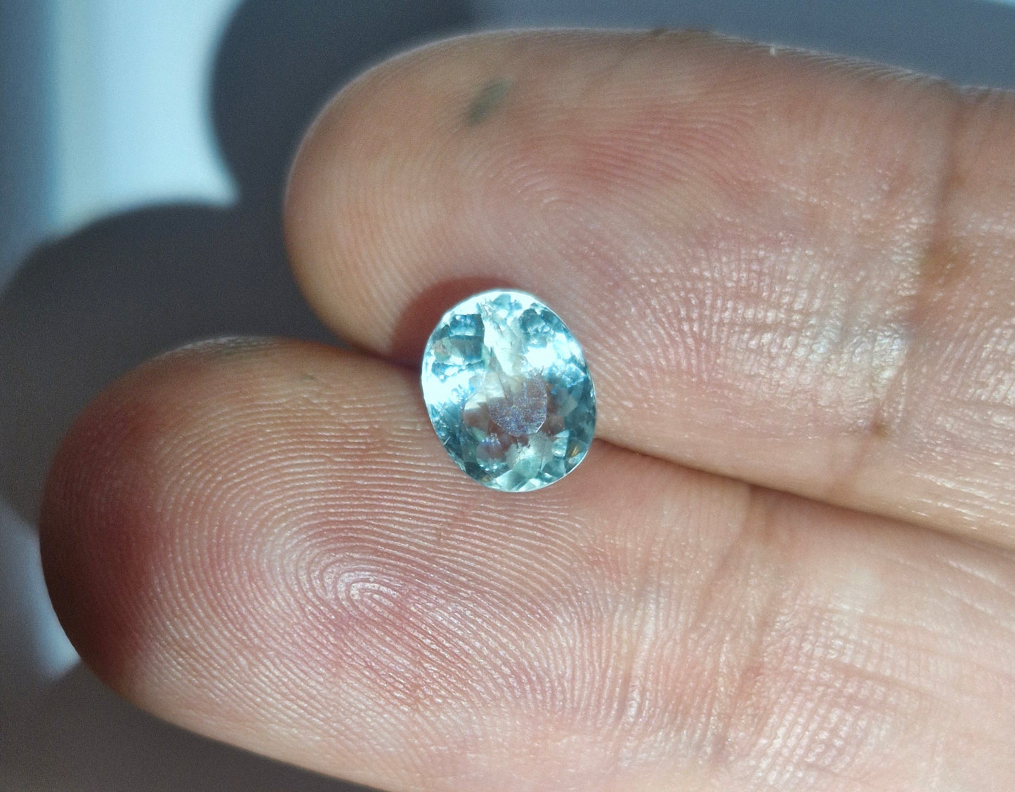 Paraiba Turmalin 0.97ct grün-blau | Natürlich | JGTL Zertifikat