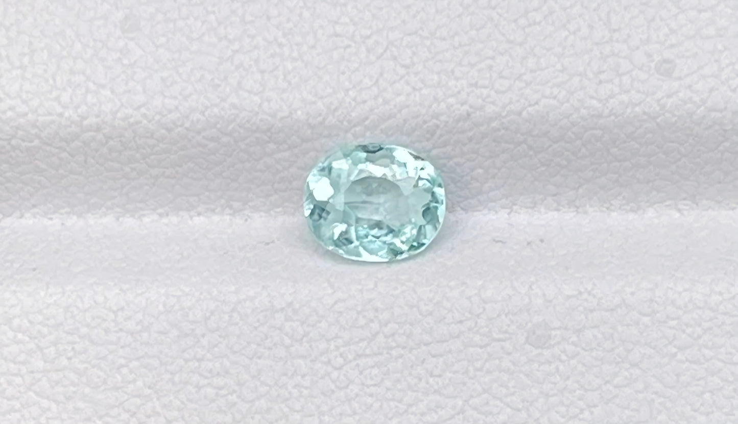 Paraiba Turmalin 0.97ct grün-blau | Natürlich | JGTL Zertifikat