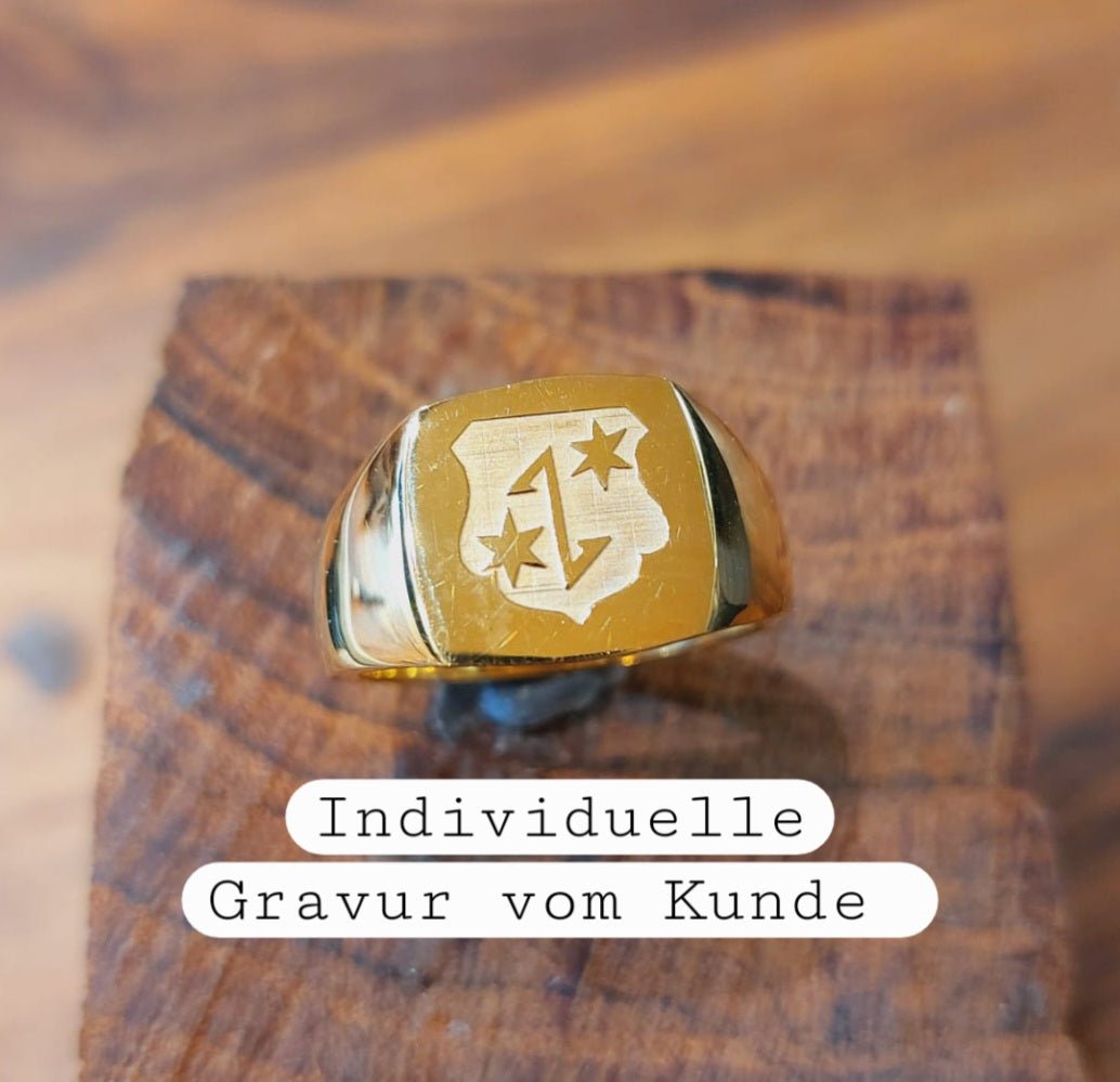 Siegelring Antikoval mit individueller Gravur - Jewelry & Gems - Fisher Design