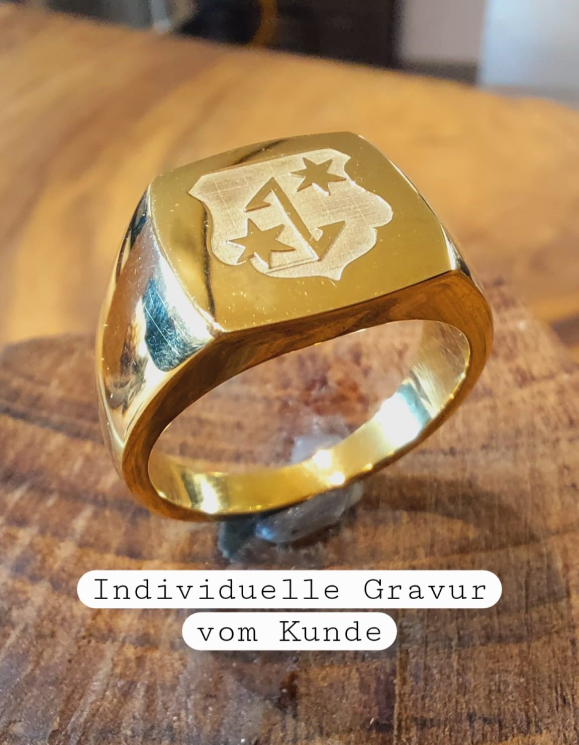 Siegelring Antikoval mit individueller Gravur - Jewelry & Gems - Fisher Design