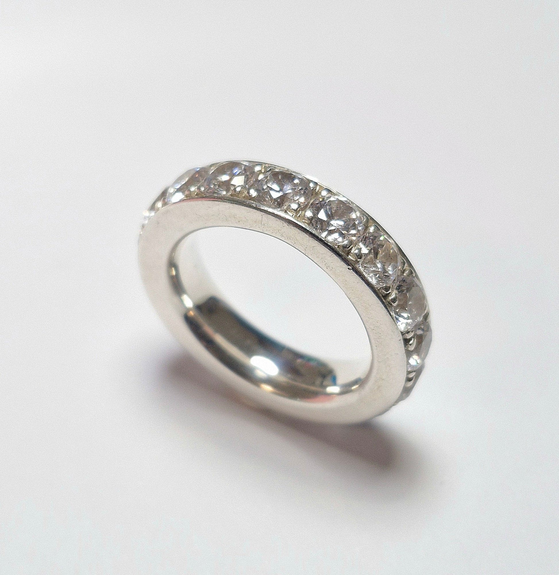 Silber Alliance Ring 925 mit Zirkonia 4.5mm – massiv - Jewelry & Gems - Fisher Design