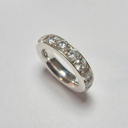Silber Alliance Ring 925 mit Zirkonia 4.5mm – massiv - Jewelry & Gems - Fisher Design