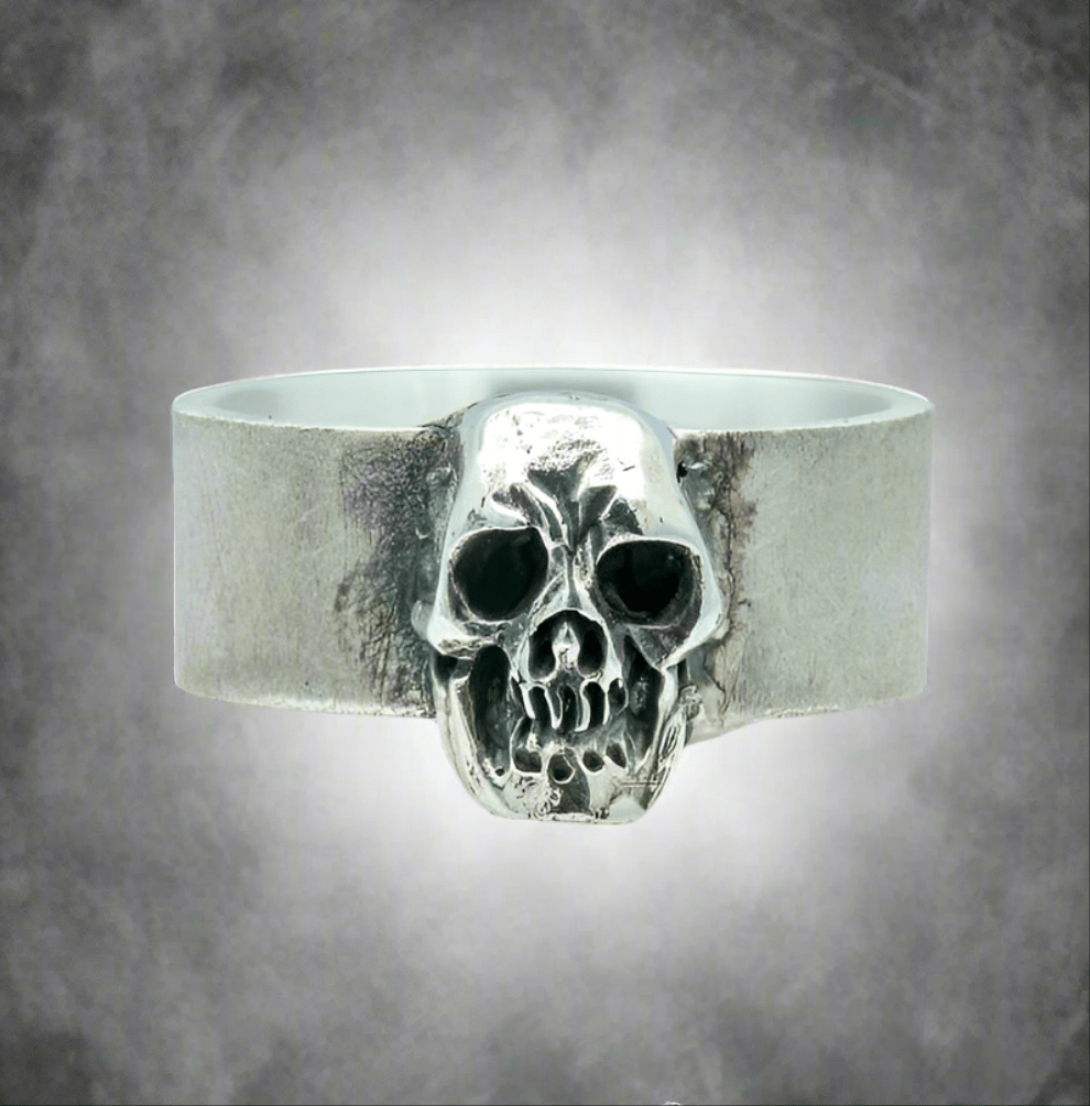 Skull Ring Silber 925 massiv – Handgefertigt - Jewelry & Gems - Fisher Design