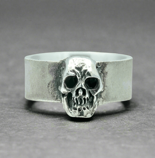 Skull Ring Silber 925 massiv – Handgefertigt - Jewelry & Gems - Fisher Design