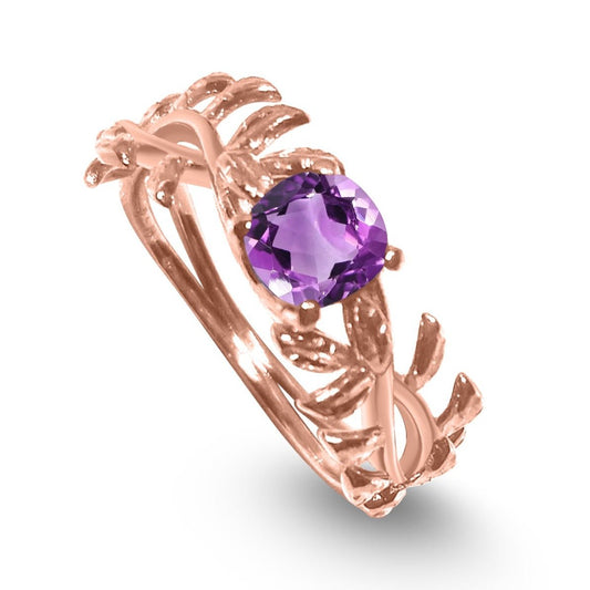 Spinel Ring in Rotgold 750 floral - Jewelry & Gems - Fisher Design