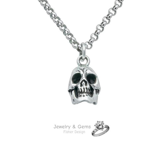 Skull pendant in silver 925